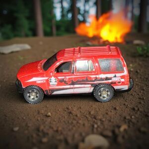 2018 Matchbox Red MBX Road Trip Ford Expedition Die Cast SUV Truck 1:64
